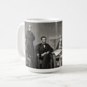 Mug Lincoln Lecture de la proclamation d'émancipation (Devant gauche)