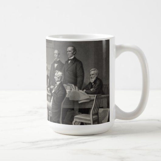 Mug Lincoln Lecture de la proclamation d'émancipation (Droite)
