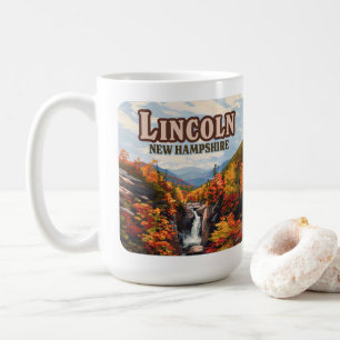 Mug Lincoln New Hampshire Franconia Falls Automne