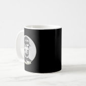 Mug Lincoln Portant le Casquette de Trump - Funny Abe (Devant gauche)