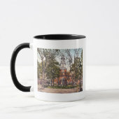 Mug L'indépendance Hall Philadelphie, cru 1900 de PA (Gauche)