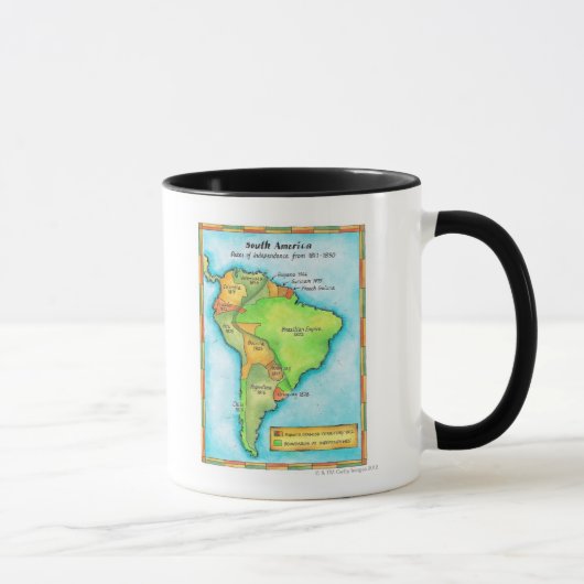 Mug L'indépendance sud-américaine (Droite)
