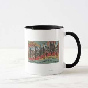 Mug L'Indiana, Pennsylvanie - grandes scènes de lettre