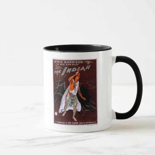 Mug "L'Indien" - Plume rouge, chef du (Droite)