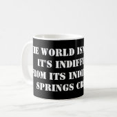 Mug L'indifférence et la cruauté (Devant gauche)