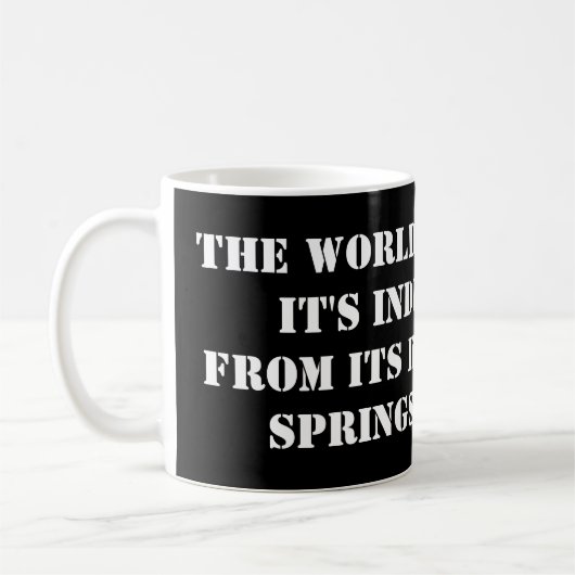 Mug L'indifférence et la cruauté (Gauche)