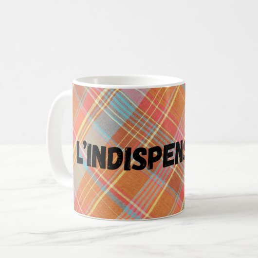 Mug "L'indispensable" (Devant gauche)