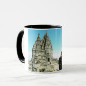 Mug L'Indonésie vintage, Java, temple hindou de (Devant gauche)