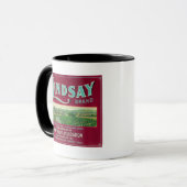 Mug Lindsay Orange LabelLindsay, CA (Devant gauche)