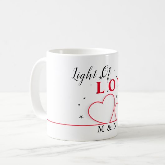 Mug Line Of Hearts Light Of Love (Devant gauche)