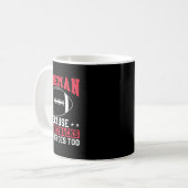 Mug Lineman Because Quarterbacks Need Heroes Too Funny (Devant gauche)
