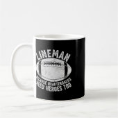 Mug Lineman drôle parce que les quarterbacks ont aussi (Gauche)