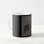 Mug LINES DE NAZCA LIGNES D'OISEAUX DE NAZCA Géoglyphe (Devant gauche)
