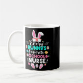 Mug L'infirmière de l'école préférée de chaque lapin D (Gauche)