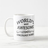 Mug L'infirmière de l'oncologie la plus (Gauche)