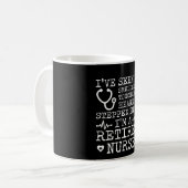 Mug L'infirmière de retraite vue a senti touchée (Devant gauche)