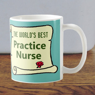 Mug L'infirmière des meilleures pratiques du monde.