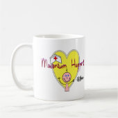 Mug L'infirmière "Meconium d'OB se produit" hilare (Gauche)