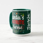 Mug L'infirmière préférée du Père Noël (Devant gauche)