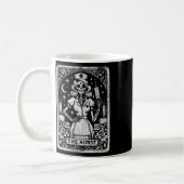 Mug L'infirmière Skeleton Tarot Card Drôle infirmière  (Gauche)