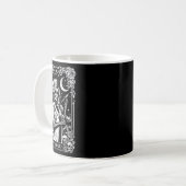 Mug L'infirmière Skeleton Tarot Card Drôle infirmière  (Devant gauche)