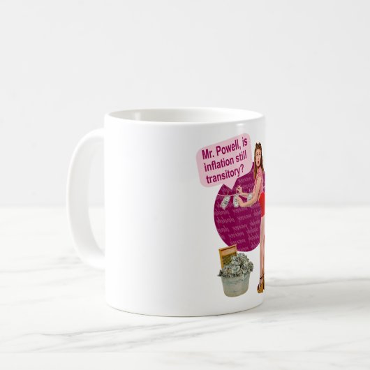 Mug L'inflation est-elle encore transitoire, M. Powell (Devant gauche)