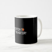 Mug L'inflation n'est pas transitoire (Devant droit)