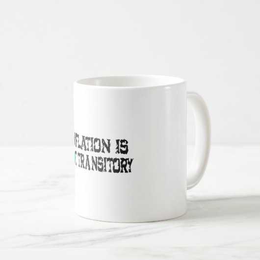 Mug L'inflation n'est pas transitoire (Devant droit)