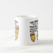 Mug L'influence d'un bon enseignant ne peut jamais êtr (Centre)