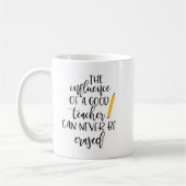 Mug L'influence d'un bon enseignant ne peut jamais êtr (Gauche)