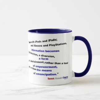 Mug L'information est une distraction