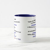 Mug L'information est une distraction (Centre)