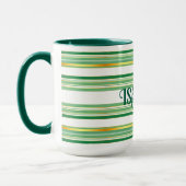 Mug Linge Luxe Populaire Green Gold Texture Collection (Gauche)