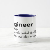 Mug l'ingénieur obtiennent à calembour excited (Centre)