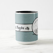 Mug Lingette noire Gray 15oz de Los Angeles City (Centre)