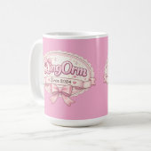 Mug LingOrm Since 2024 Coquette Ribbon Badge (Devant gauche)