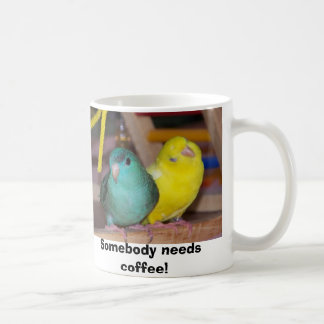 Mug Linnies se réveillent, quelqu'un a besoin de café