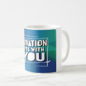 Mug L'innovation commence avec vous option 3 (Devant droit)