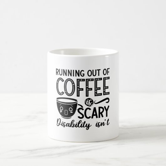 Mug L'Inquiétude De La Santé Mentale S'Étire De La Peu (Centre)