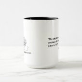Mug L'insecte et la citation de turbine de Flyopia.com (Centre)
