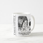 Mug L'inspecteur du bâtiment regarde la maison de M. P (Devant droit)