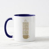 Mug L'inspiration au café (Gauche)