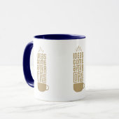 Mug L'inspiration au café (Devant gauche)