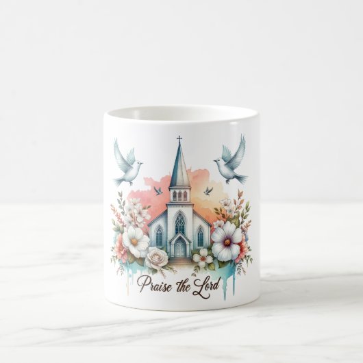 Mug L'Inspiration Chrétienne Louange Le Seigneur (Centre)