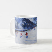 Mug L'instructeur Mottaret de ski (Devant gauche)