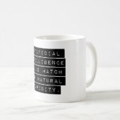 Mug L'Intelligence Artificielle Ne Correspond À Rien (Devant droit)