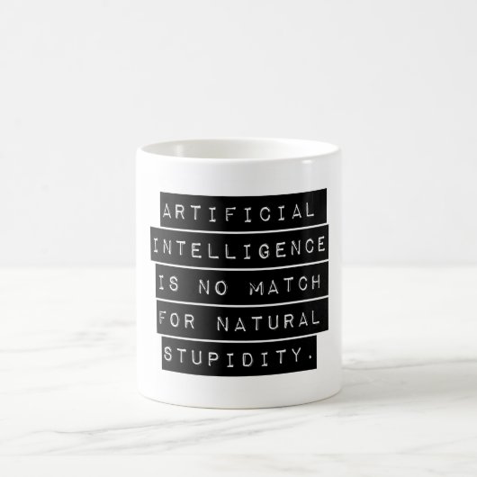 Mug L'Intelligence Artificielle Ne Correspond À Rien (Centre)