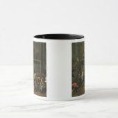 Mug L'intérieur d'une taverne avec un couple dansant à (Centre)