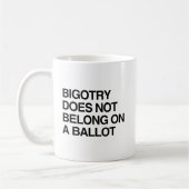 MUG L'INTOLÉRANCE N'A RIEN À FAIRE SUR UN BULLETIN DE (Gauche)