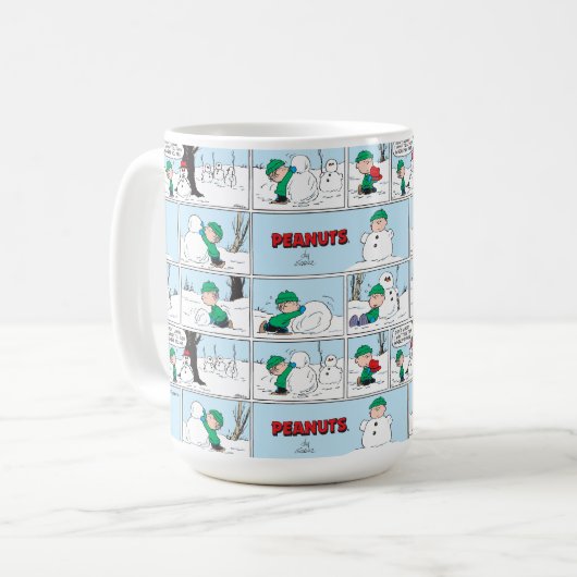 Mug Linus Construit Un Snowman (Devant gauche)